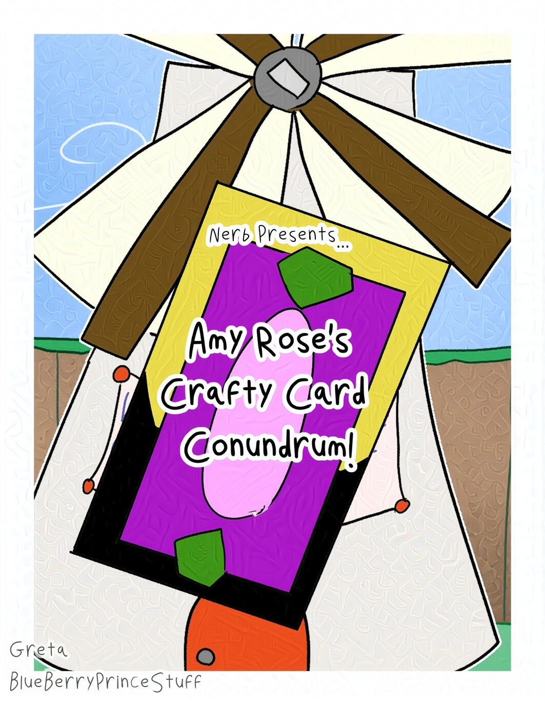 Amy Rose Fan Comic Cover