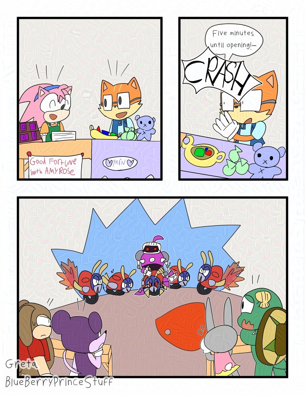 Amy Rose Fan Comic Page 3