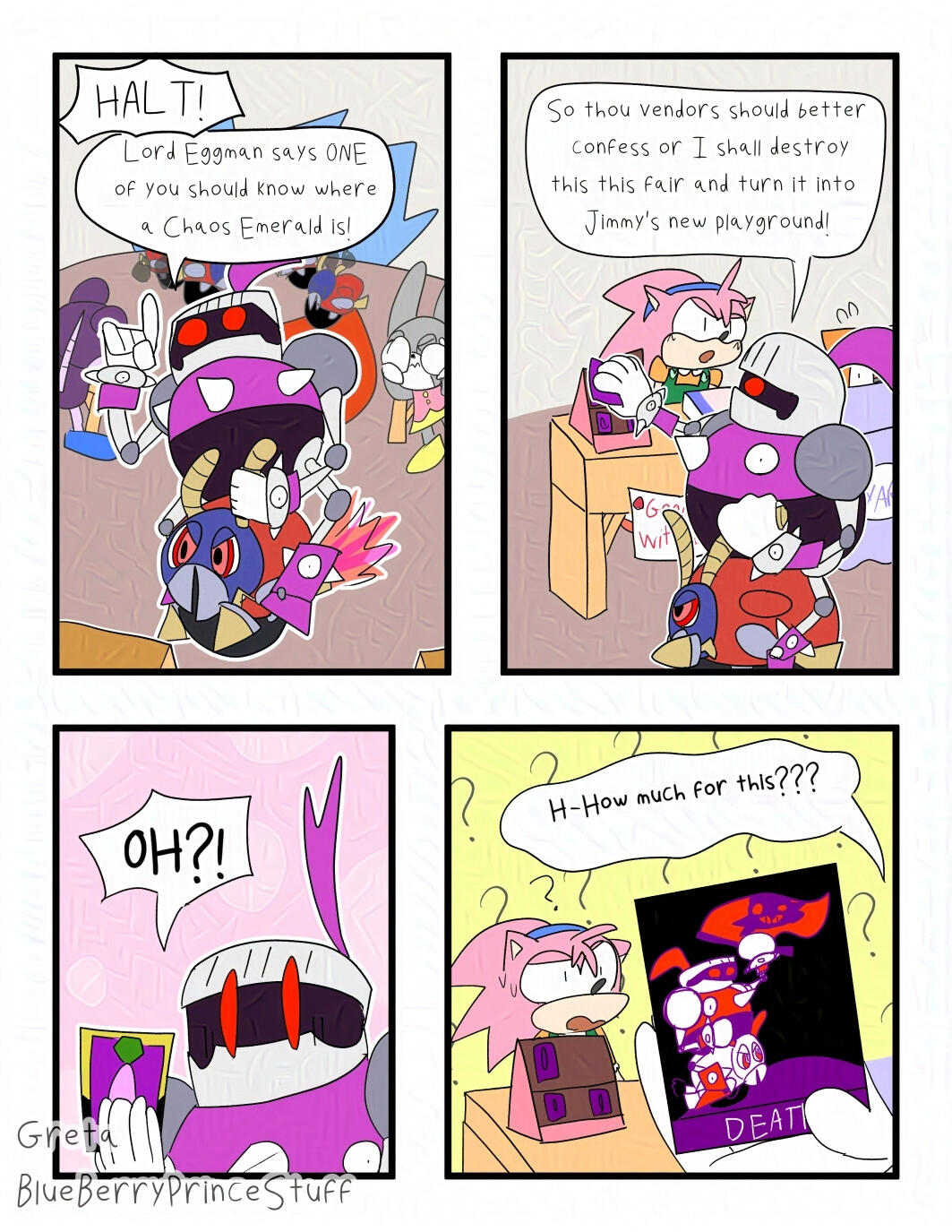 Amy Rose Fan Comic Page 4